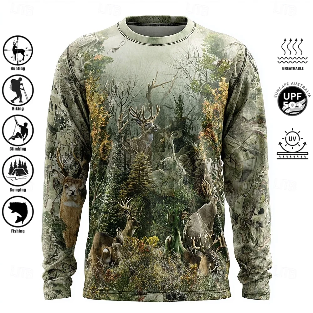Men Long Sleeve T-shirt Polyes - Fishing Shirt Uv Protection recension och pris