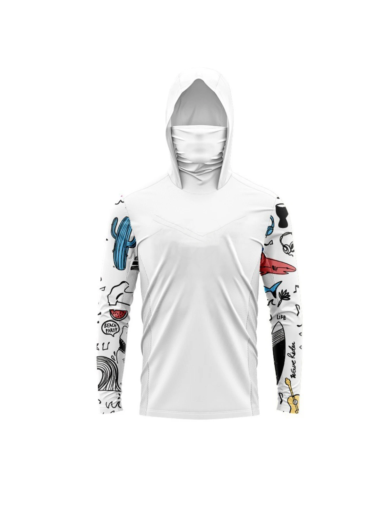 Men's Fishing Hooded Long Slee - Fishing Mask Sun Protection recension och pris
