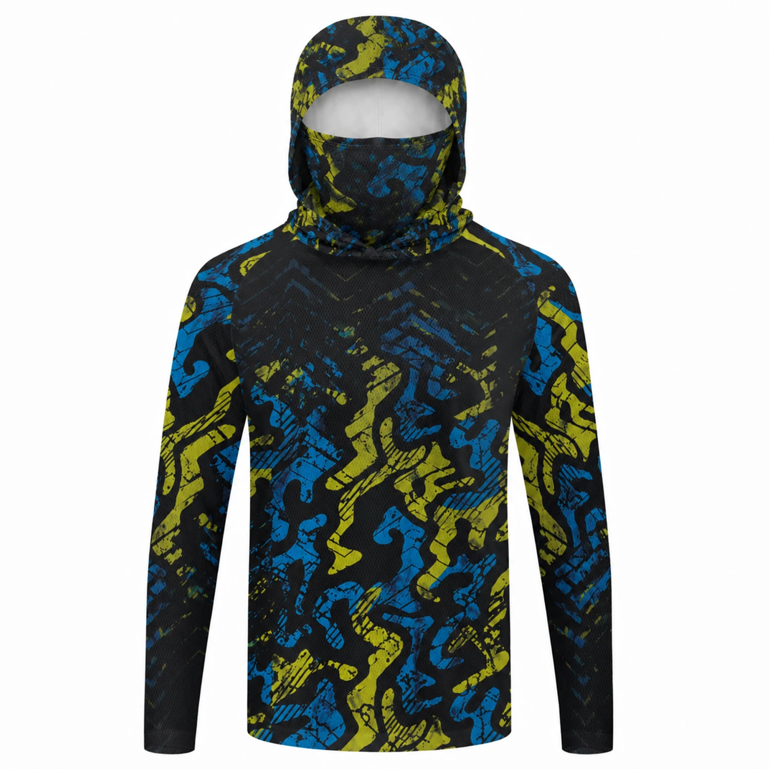 Men Hooded Fishing Shirt Long  - Fishing Mask Sun Protection recension och pris