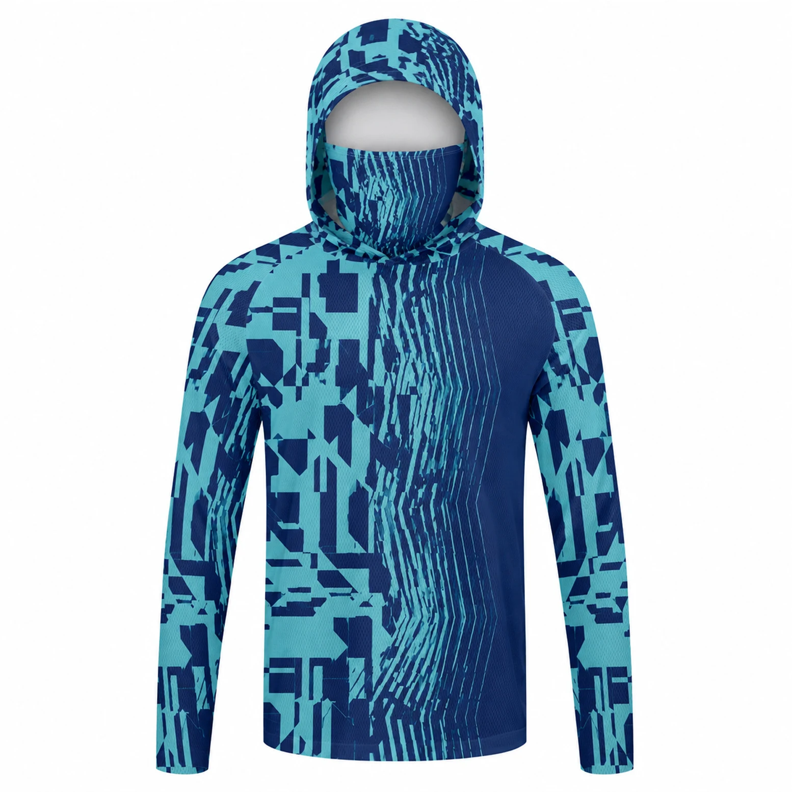 Men Hooded Fishing Shirt Long  - Fishing Mask Sun Protection recension och pris