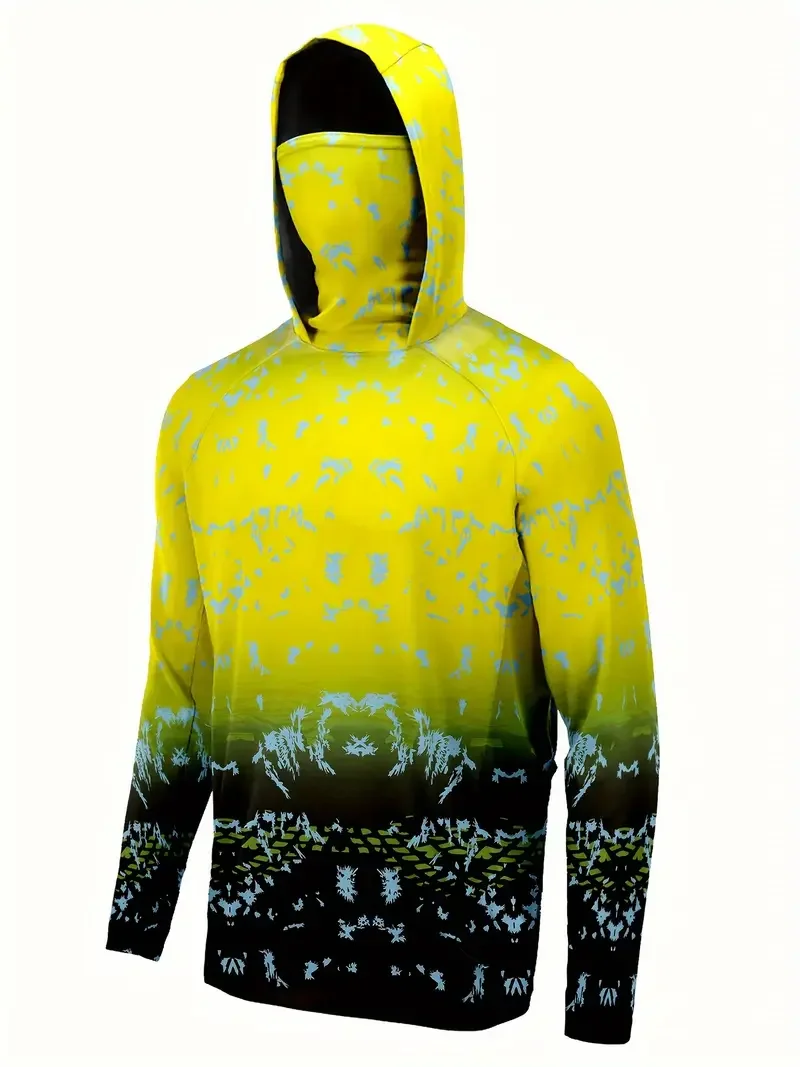 Fishing Shirt Hooded Men Fishi - Fishing Mask Sun Protection recension och pris