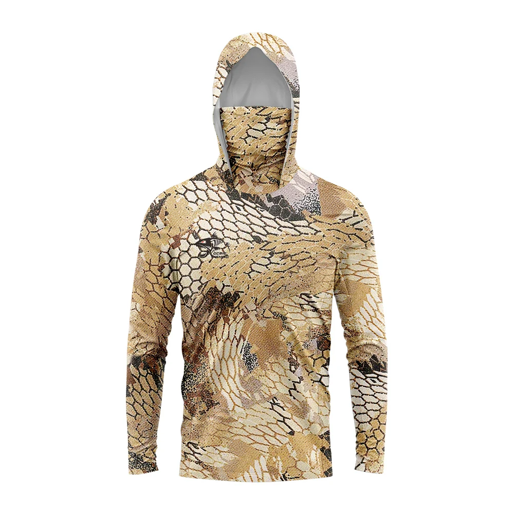 Men Snake Texture Camouflage 3 - Fishing Mask Sun Protection recension och pris